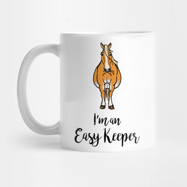 Easy Keeper - Fancy the Haflinger • Black Text by FalconArt